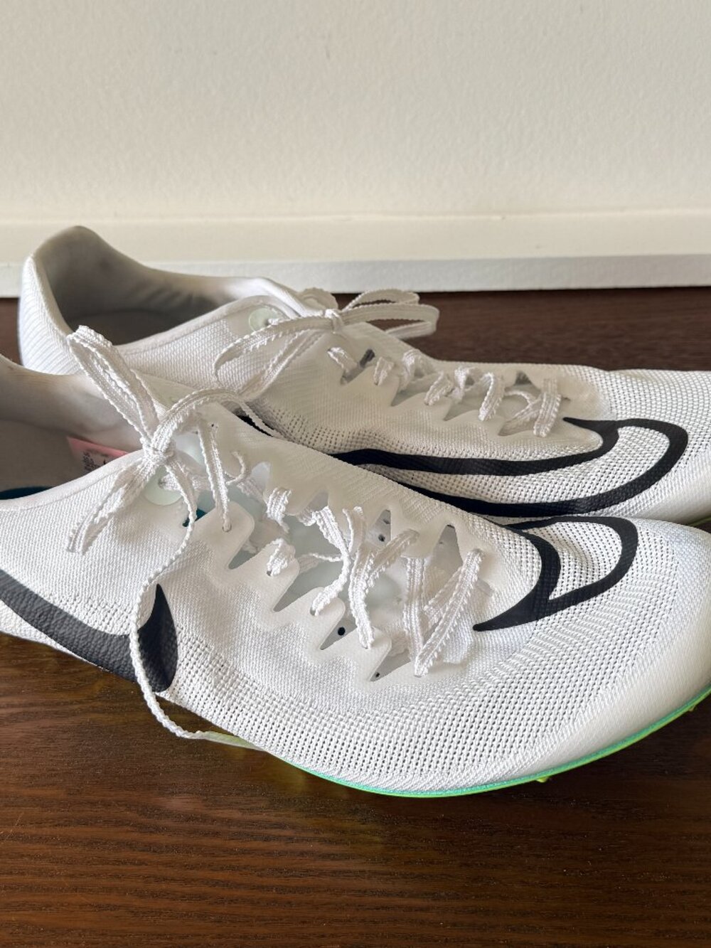 Nike Zoom Ja Fly 4 Track Sprinting Spikes White Men's Size 10.5 DR2741-102